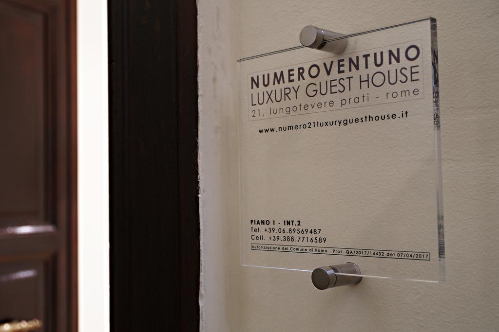 Numero 21 Luxury Guest House Řím Exteriér fotografie